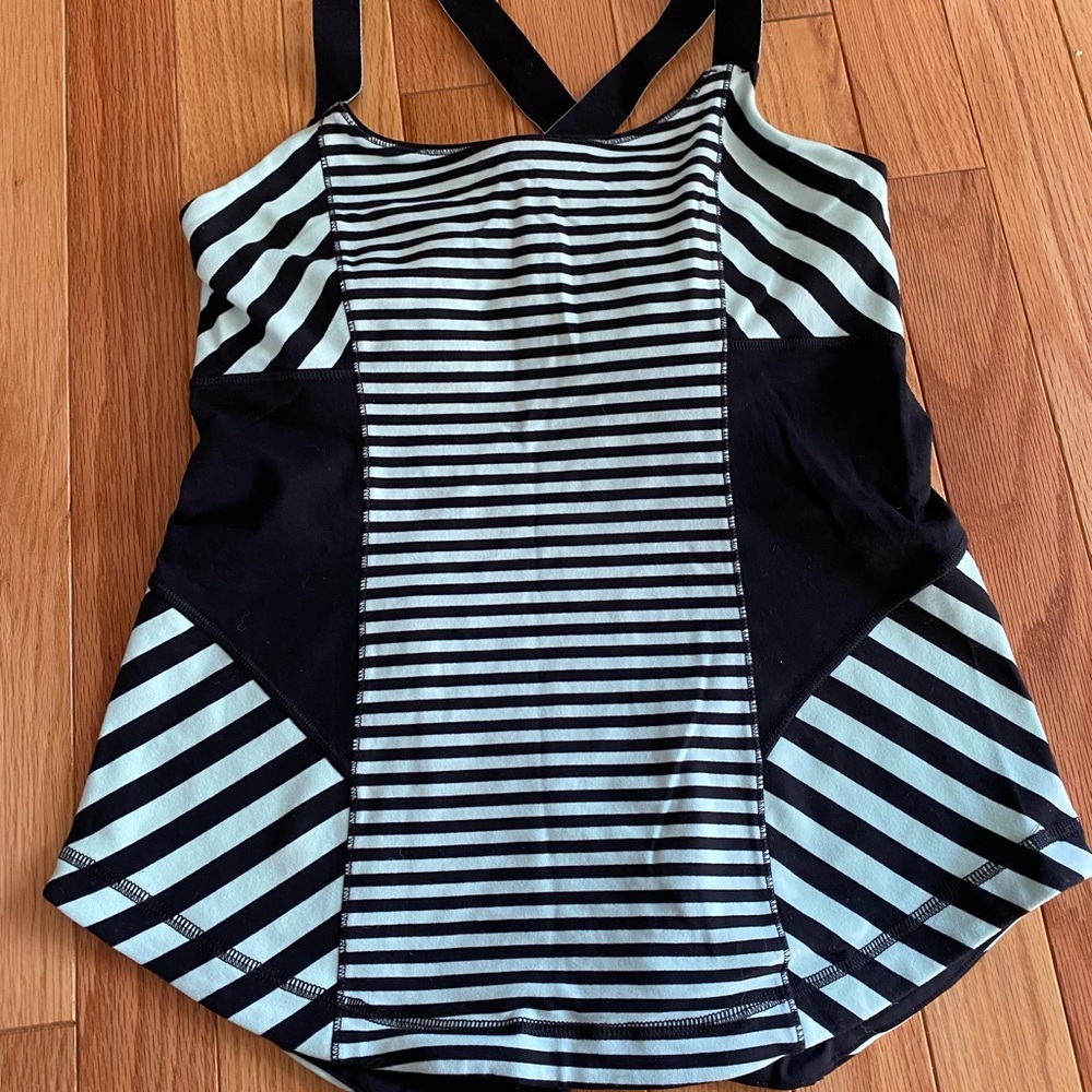 Lululemon striped tank top